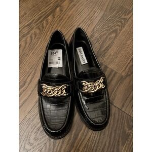 steve madden women black crocodile shoes size‎ US 6 NEW